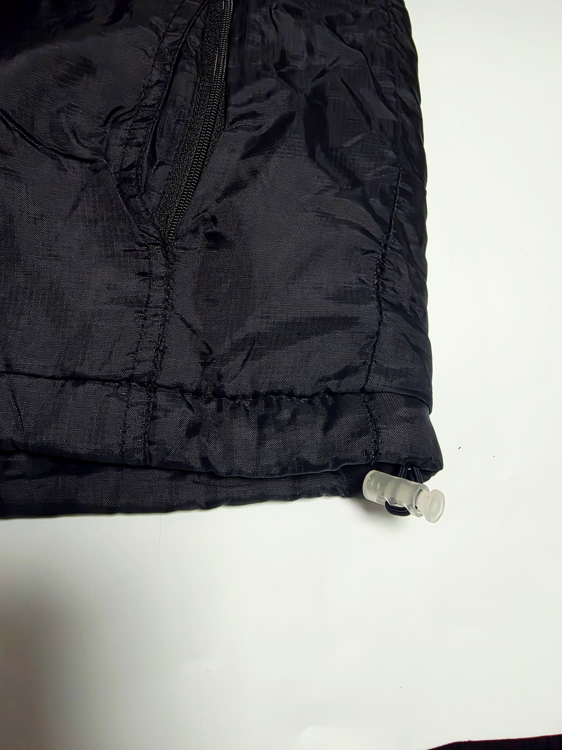 [나이키] 블록코어 근본 맨유 AIG 스폰서 올블랙 후드 바람막이 실측L 상품이미지2