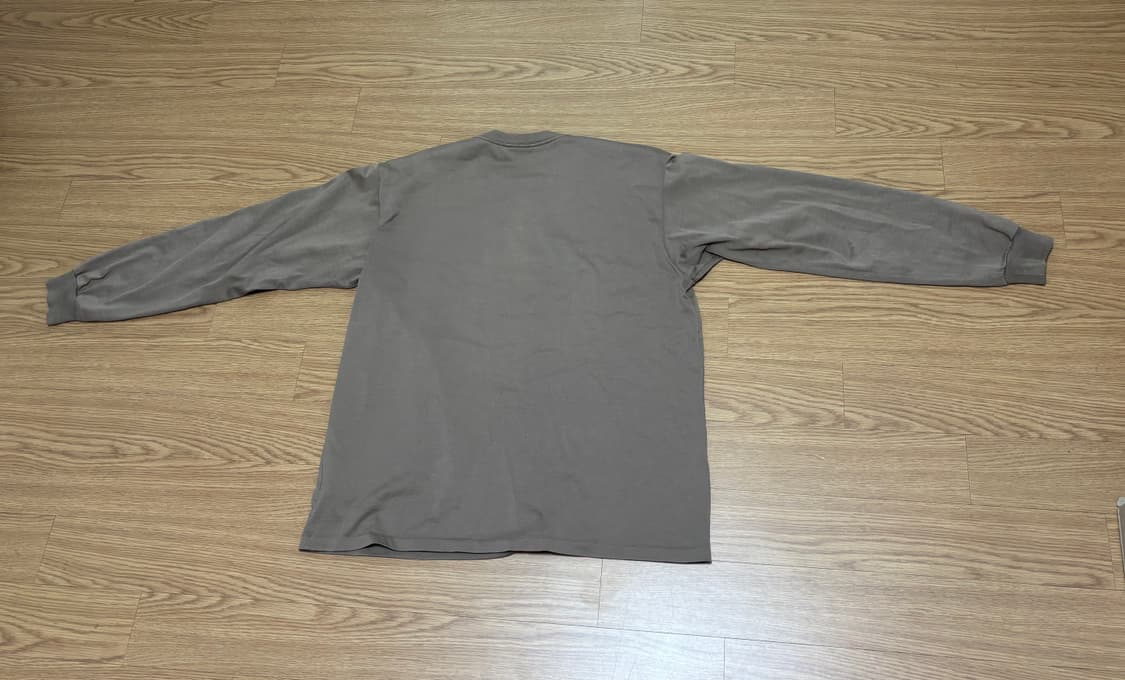 오라리 롱슬리브 긴팔 티셔츠 브라운 3사이즈 상품이미지6