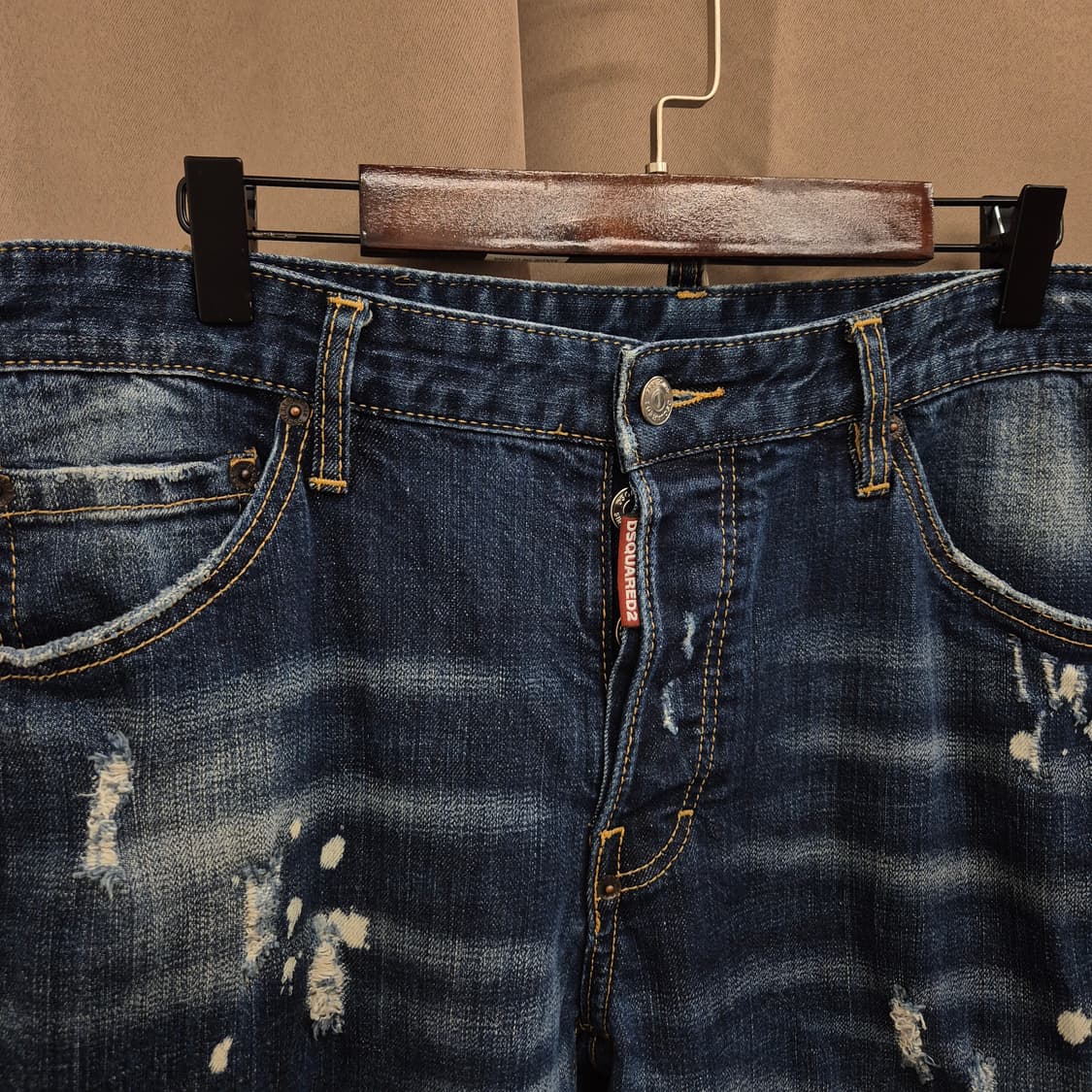 DSQUARED2 디스퀘어드 스플래터 데님팬츠 50 상품이미지2