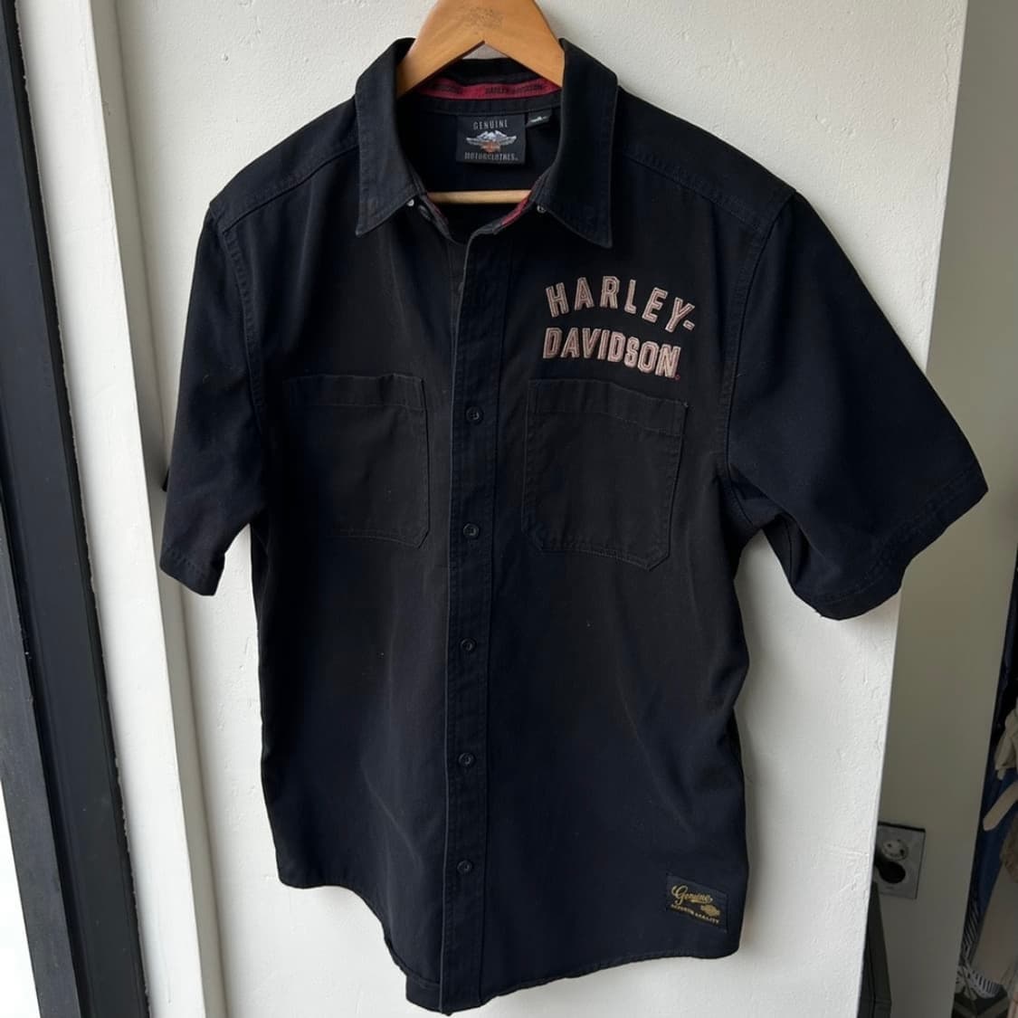 14523- 할리데이비슨 백로고 반팔 셔츠 상품이미지2