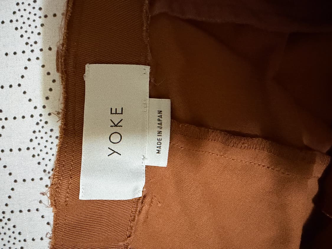 [M] YOKE 코튼 브라운 팬츠 상품이미지5