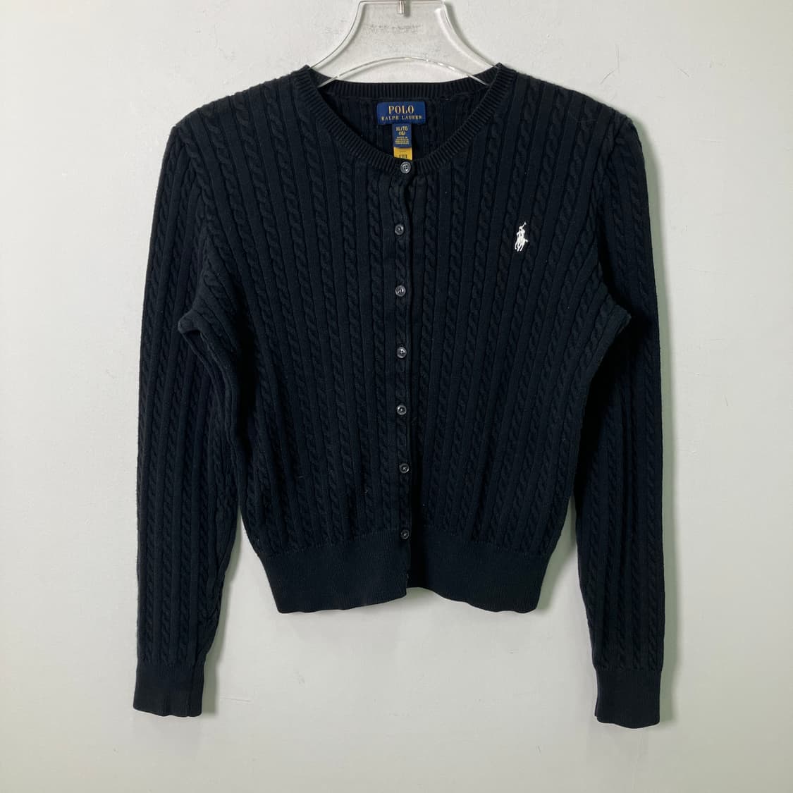 폴로 랄프로렌 케이블 니트 크롭 가디건 XL 상품이미지1