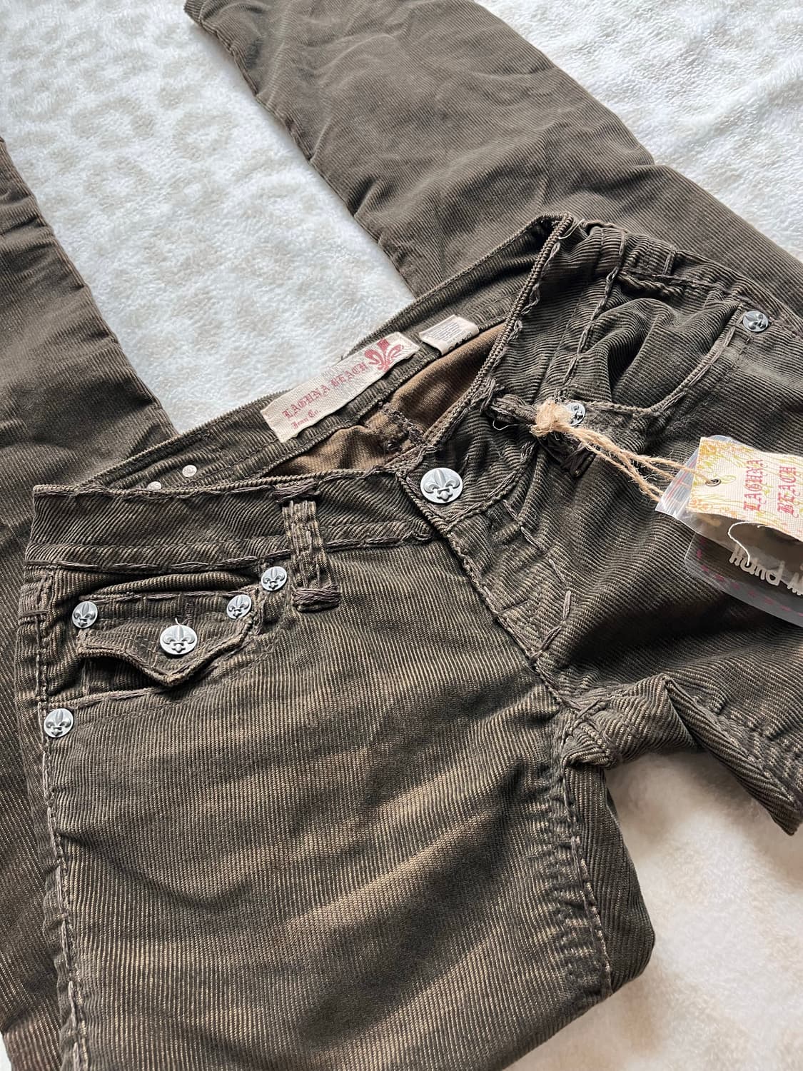 Laguna Beach Jean Deadstock Brown Co 상품이미지2