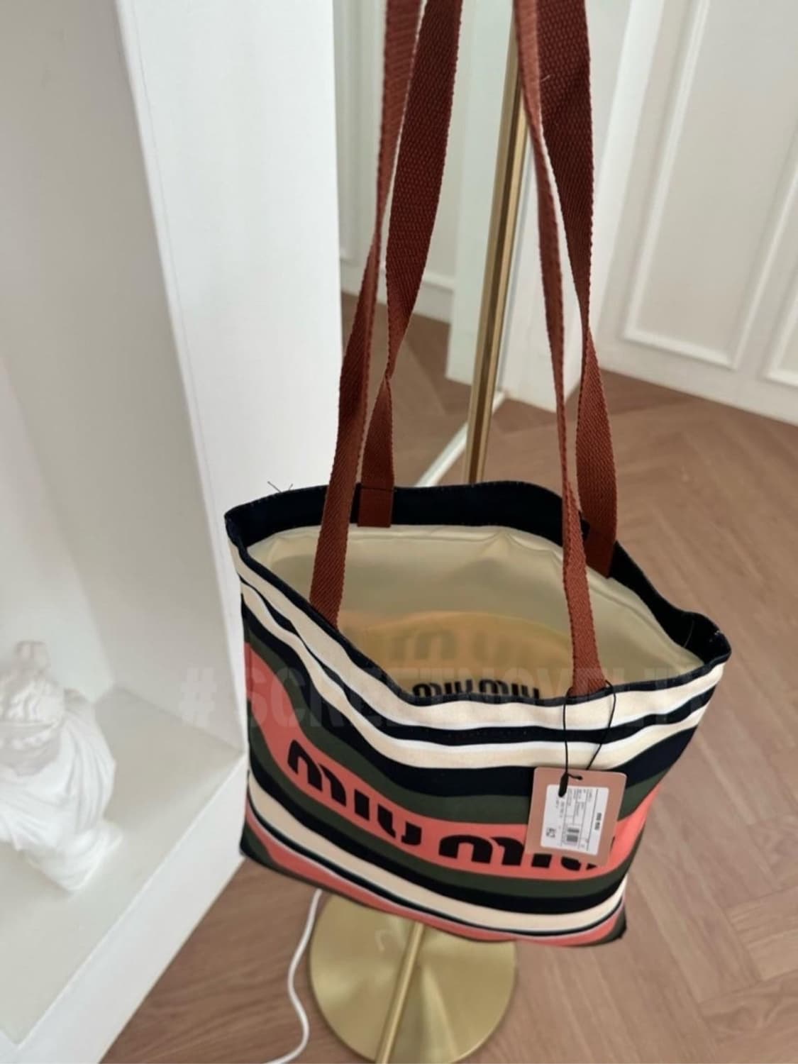 미우미우 뷰티 에코백 기프트백 핑크 상품이미지4