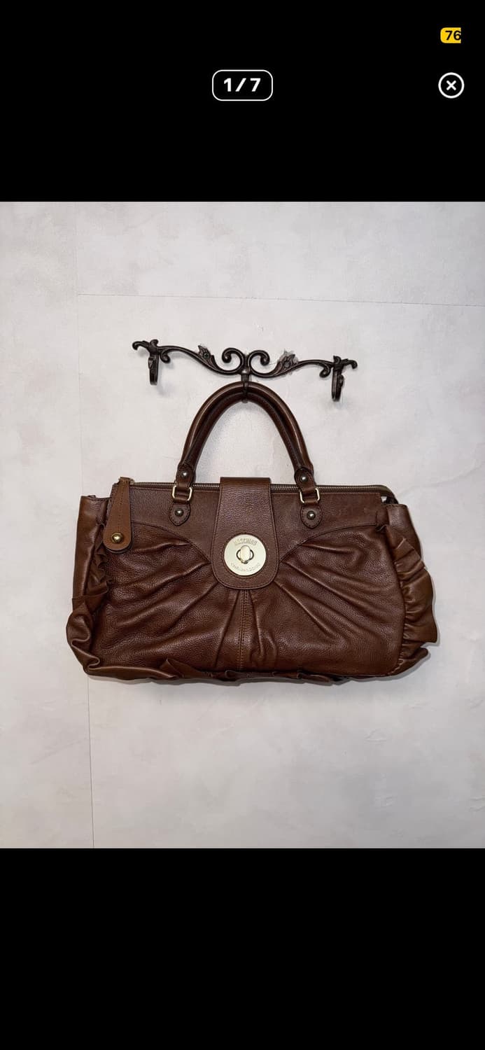 MOSCHINO leather ruffle shirring 숄더백 상품이미지1