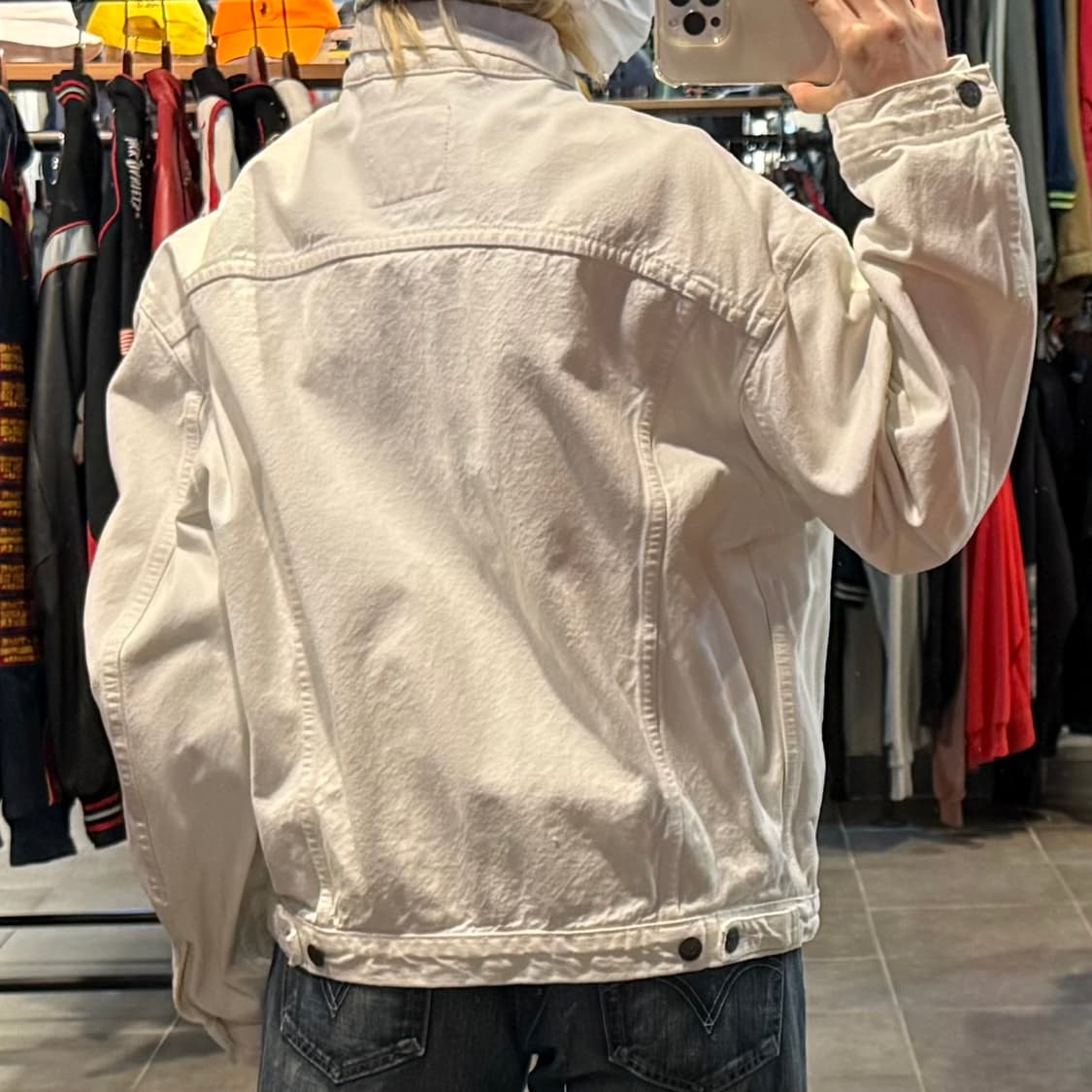 [NO.9] Levi’s 화이트 데님 자켓 상품이미지5