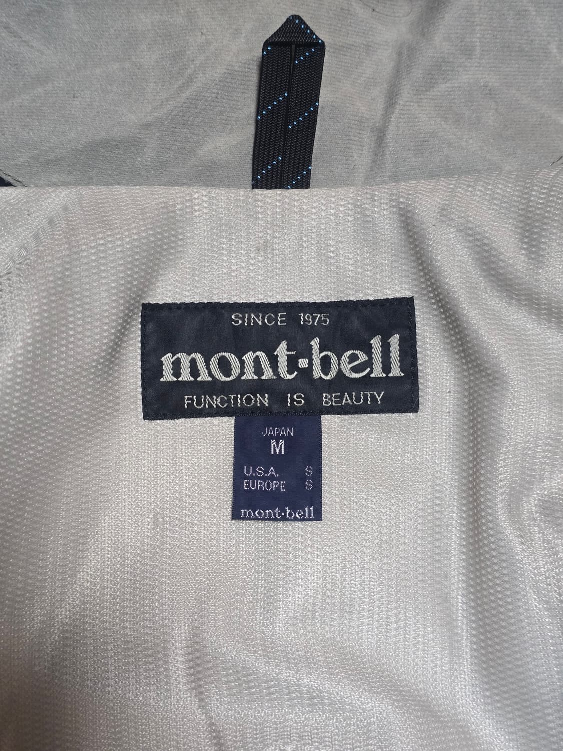 00s Montbell 몽벨 재팬 고어텍스 바람막이 자켓 M 상품이미지9