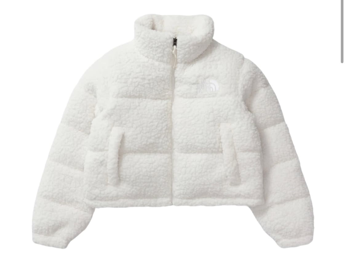 노스페이스 하이 파일 눕시 자켓 가데니아 화이트 xs 상품이미지1