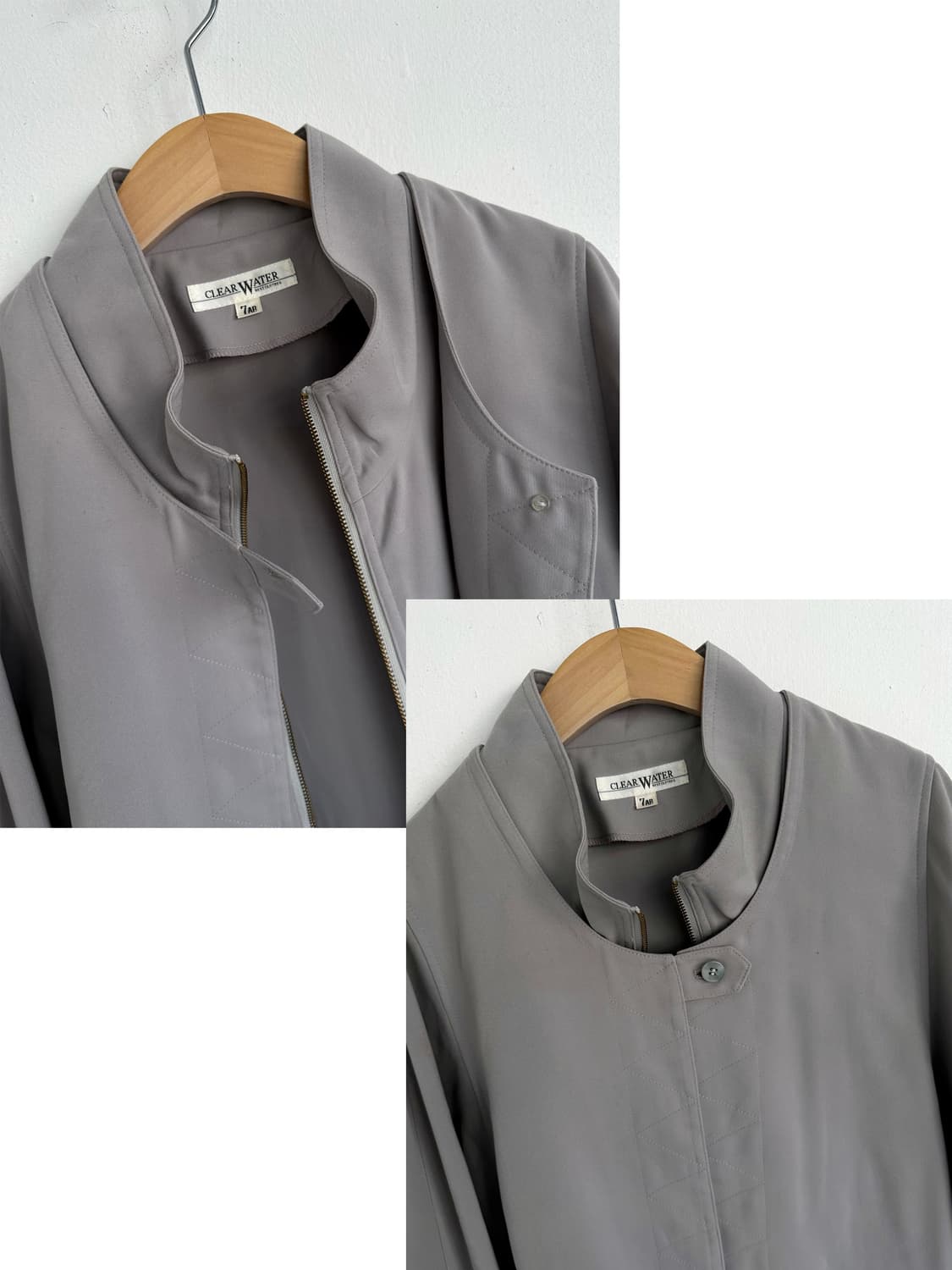Double layer loose mid jacket 상품이미지2