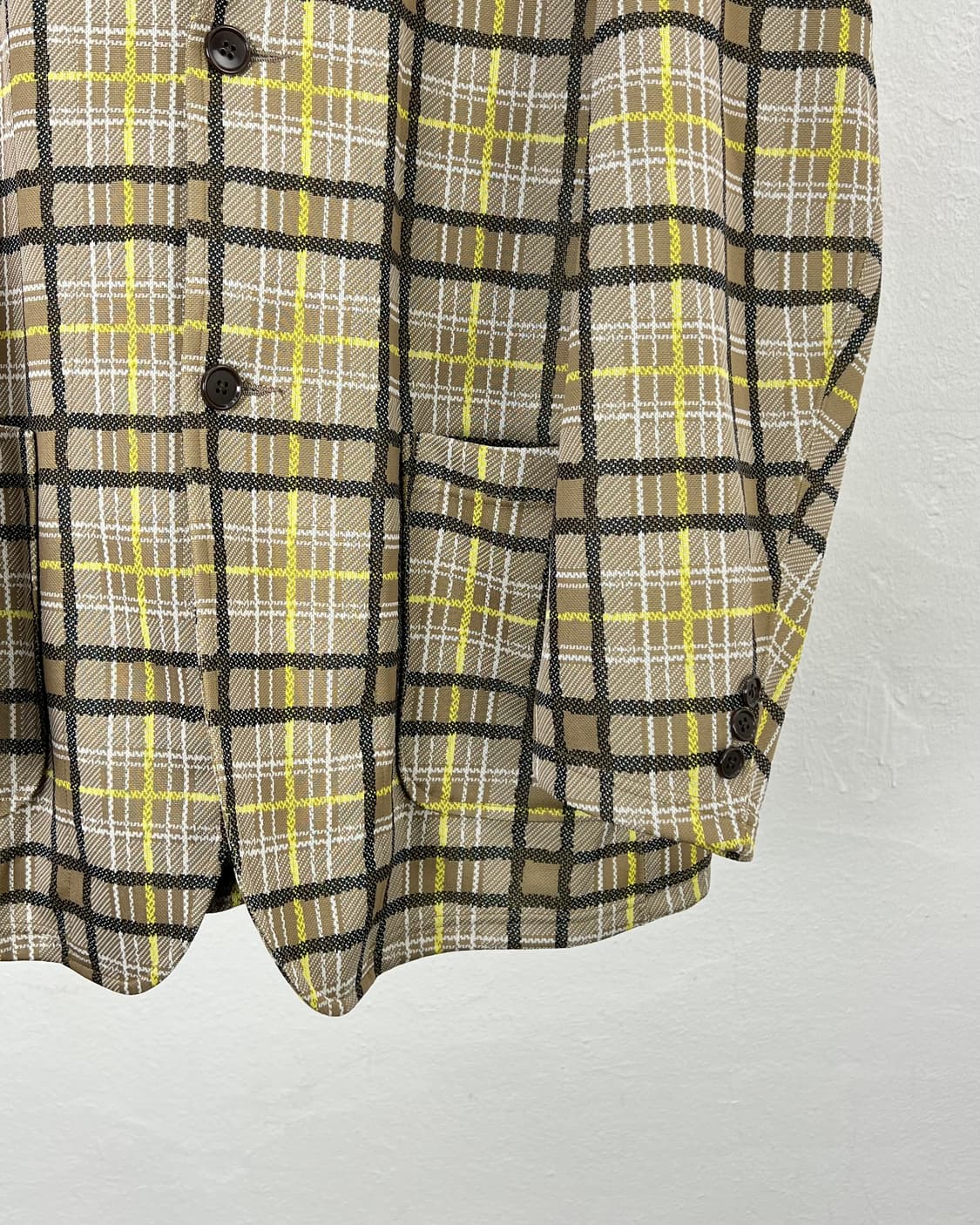 니들스 테일러드 마이크로 체크 2b 블레이저 자켓 상품이미지5