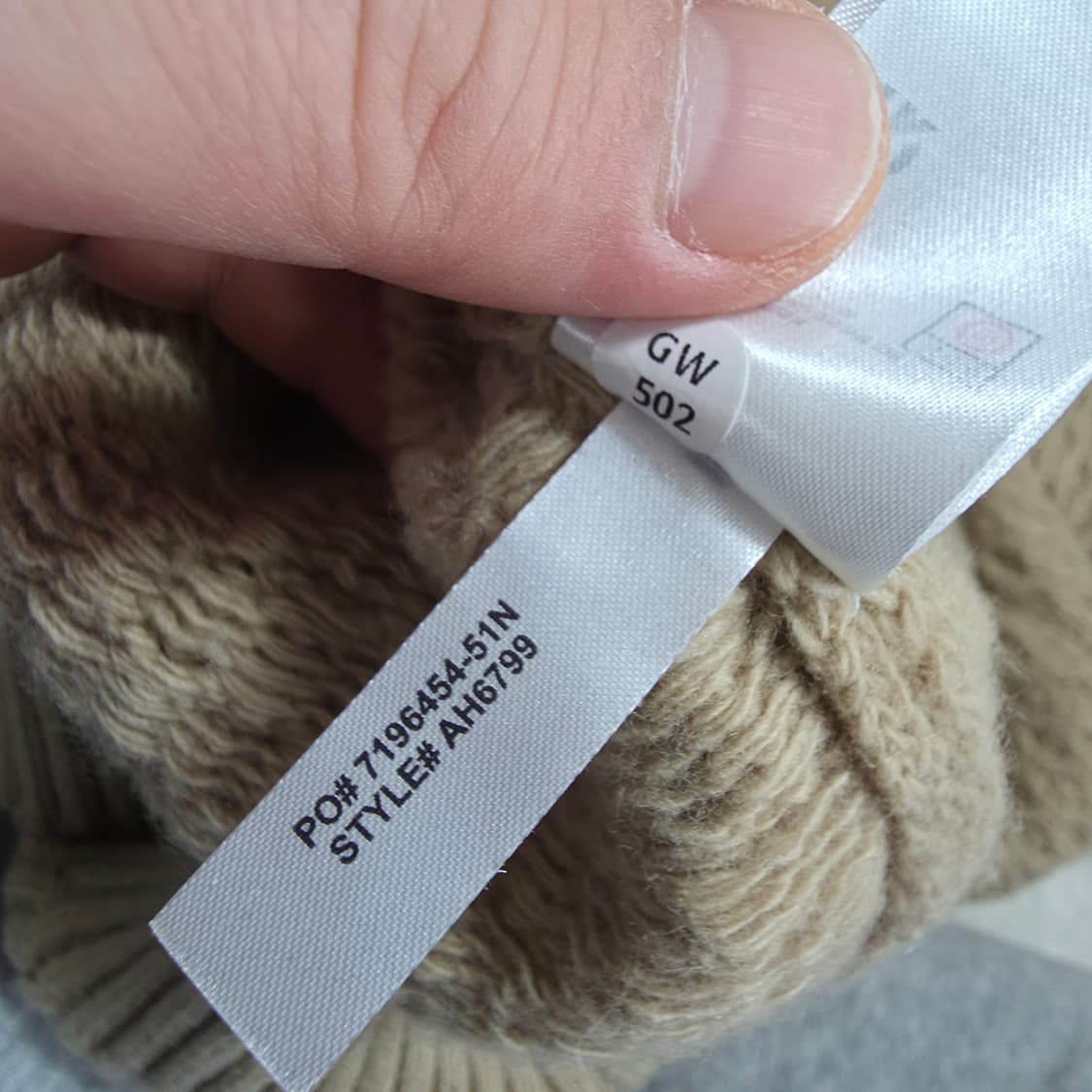 (105)라코스테 캐시미어 울 케이블 니트  상품이미지5