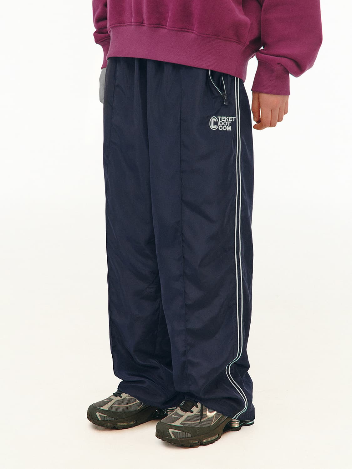 (M) 테켓 트랙팬츠 네이비 상품이미지1