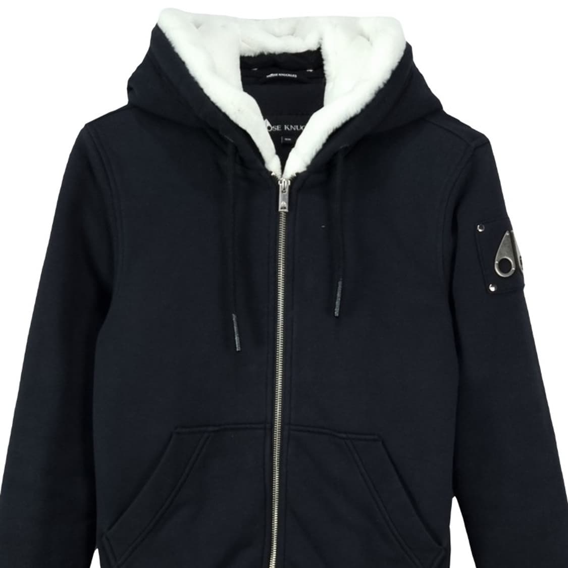 [무스너클] 버니스웨터 후드 집업 블랙 P01518 상품이미지4