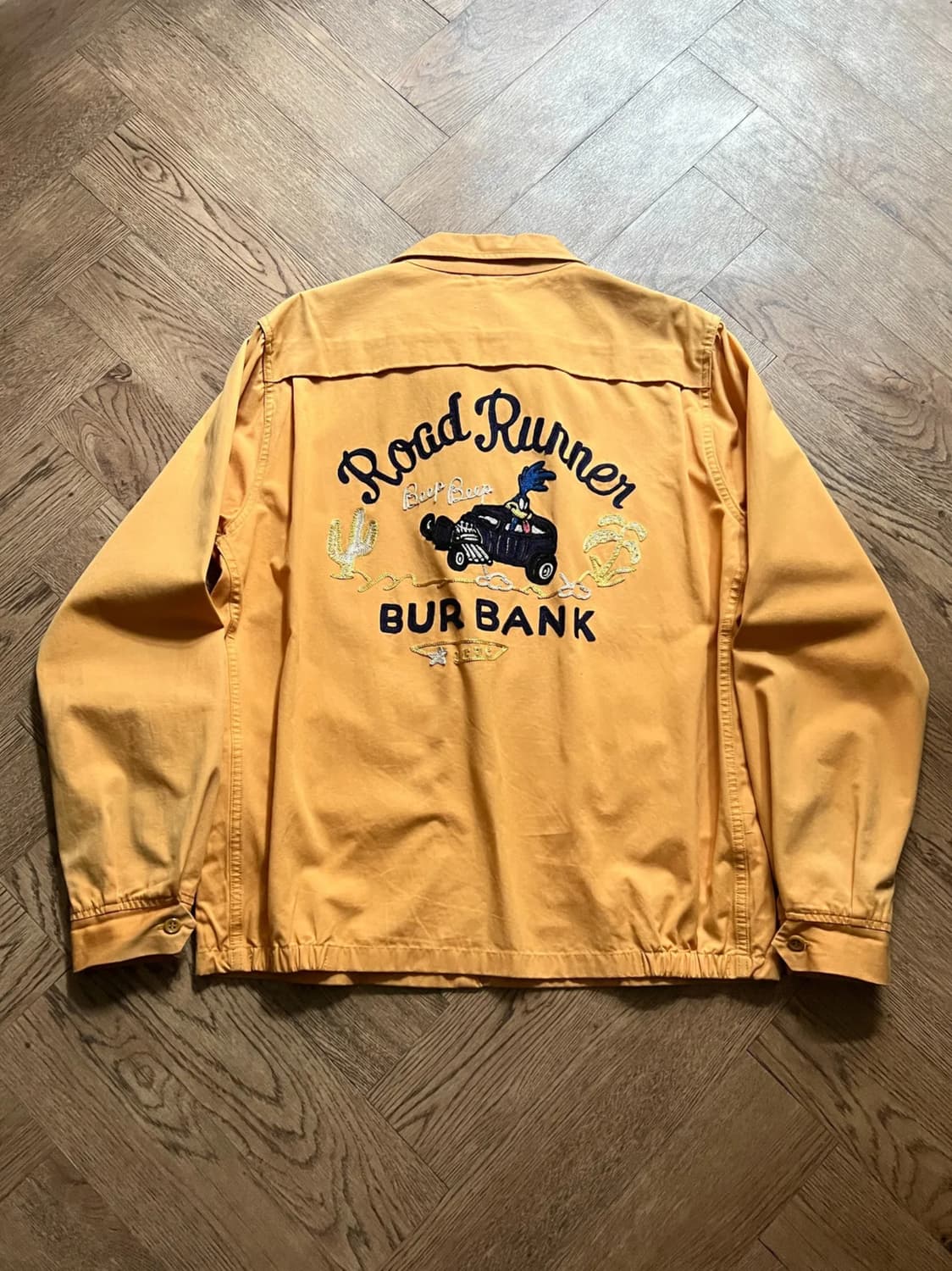 [40]Sugar Cane 슈가케인 루니툰 로드러너 스포츠 드리즐러 자켓 상품이미지1