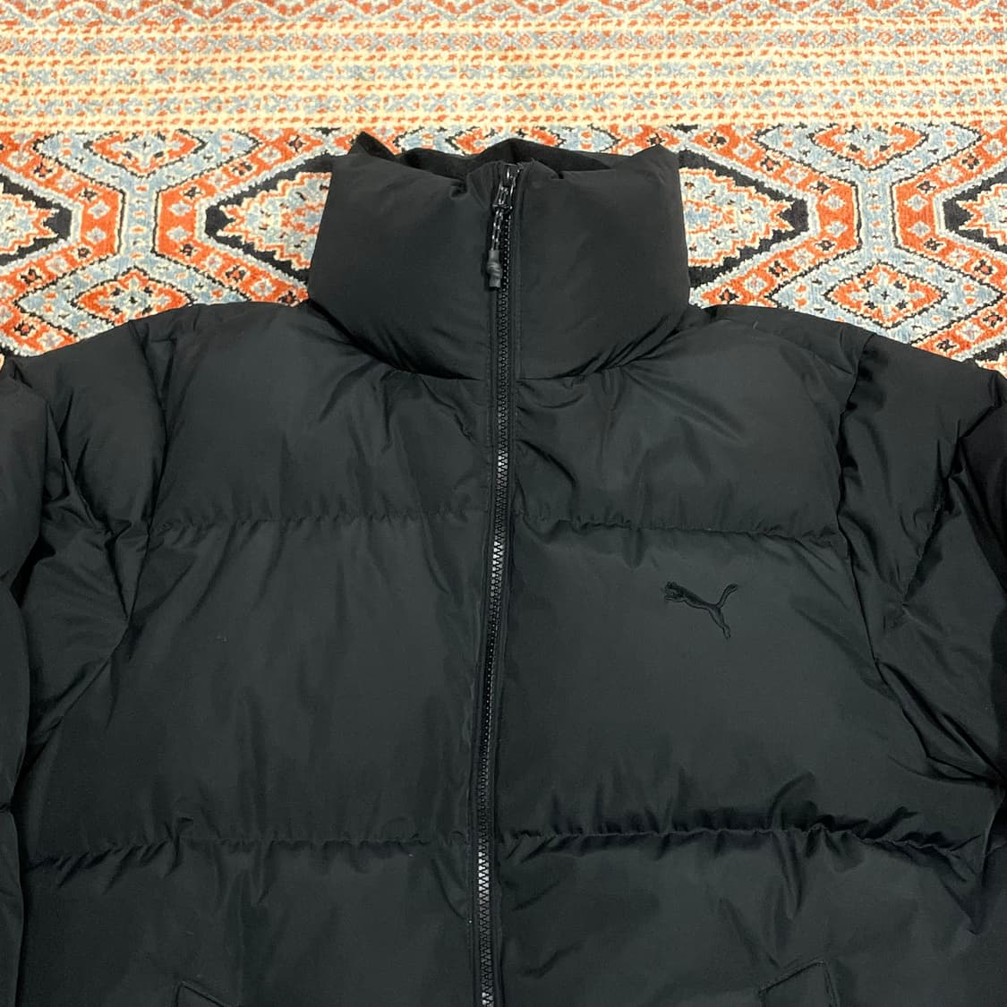 푸마 블랙 덕다운 패딩 점퍼 여성S 호칭160 상품이미지2