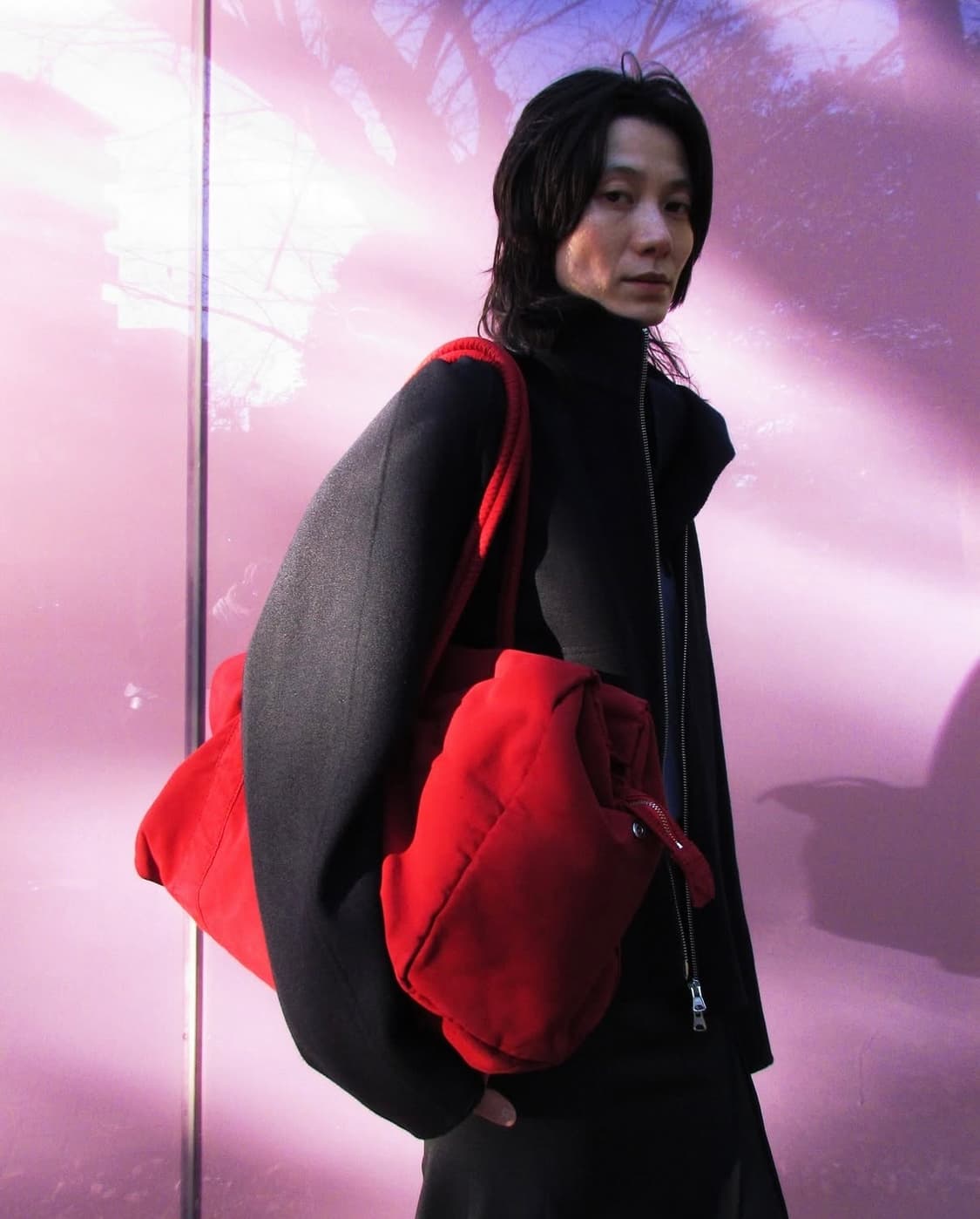 EE 누마레 보스턴백 라지 RED 상품이미지1