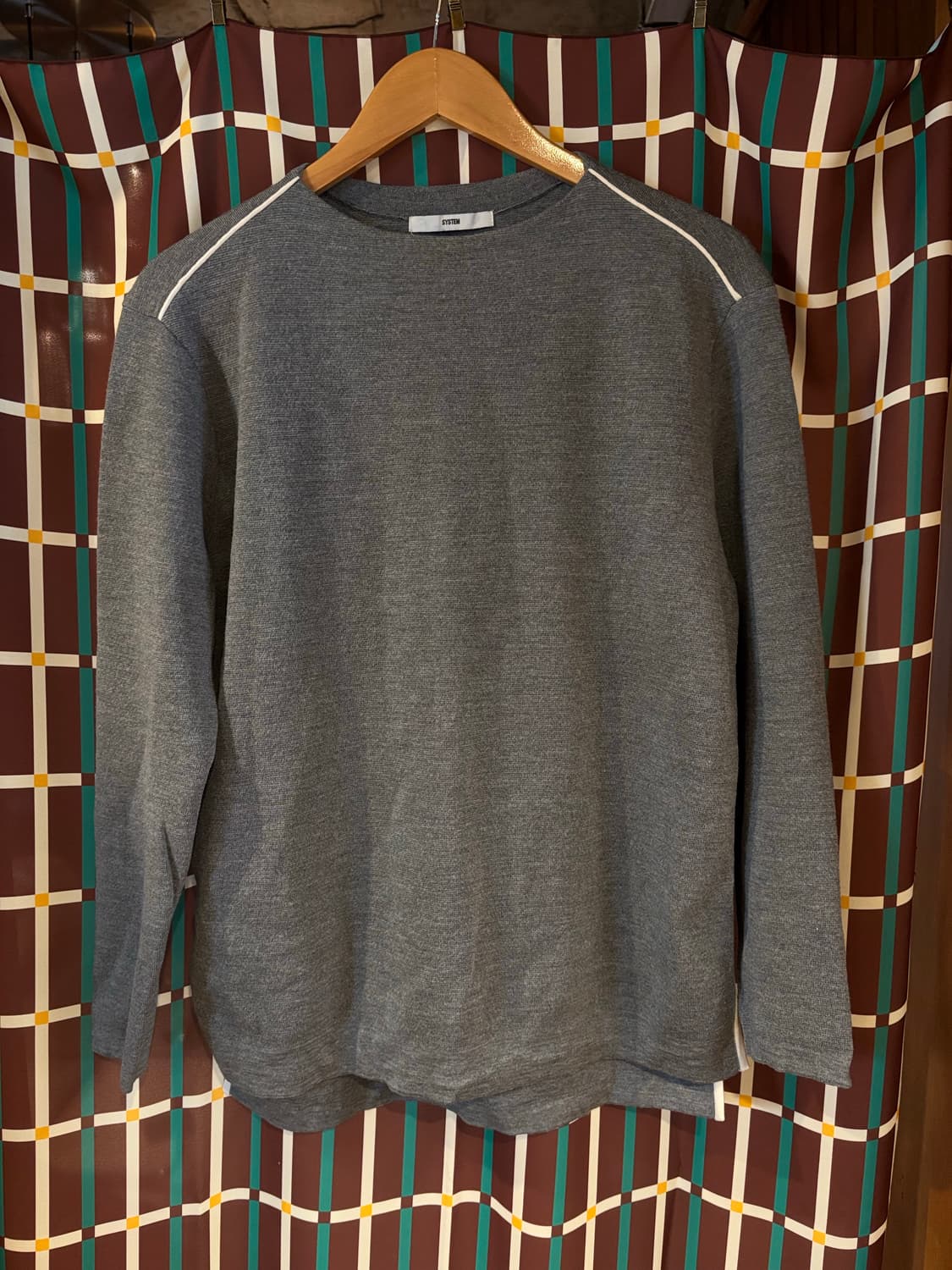 시스템 (SYSTEM) 회색 니트 상품이미지1