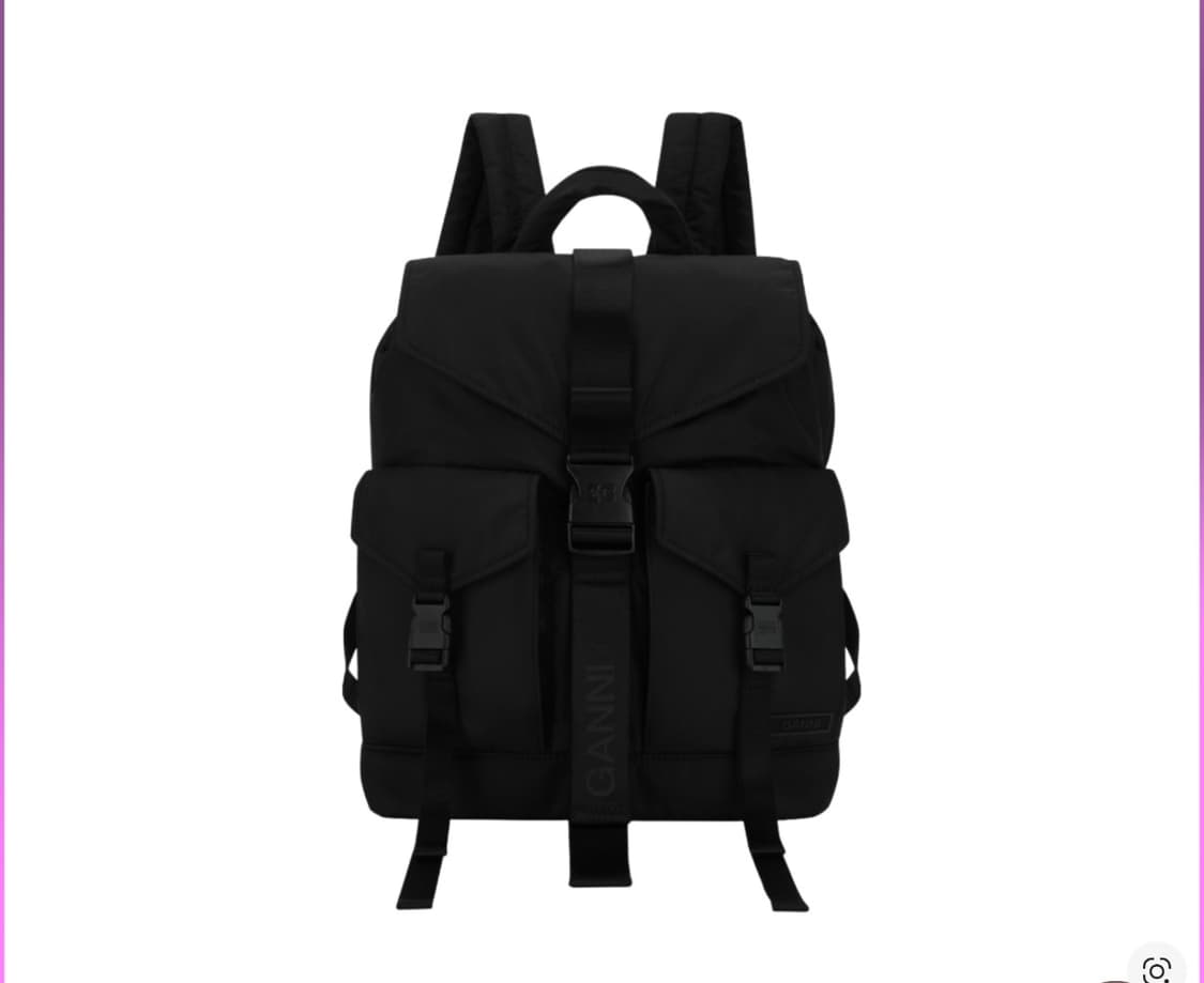 가니 테크 백팩 블랙 새상품 상품이미지1