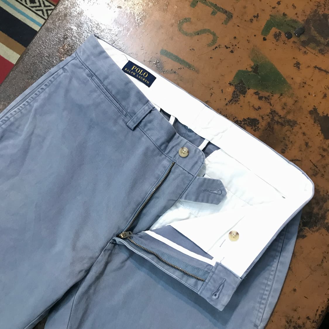 폴로랄프로렌 에이징 애쉬블루 클래식 치노 팬츠 허리 33 사이즈 상품이미지5