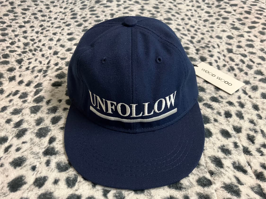 Wood Wood 우드우드 언팔로우 로고 캡 모자  상품이미지1