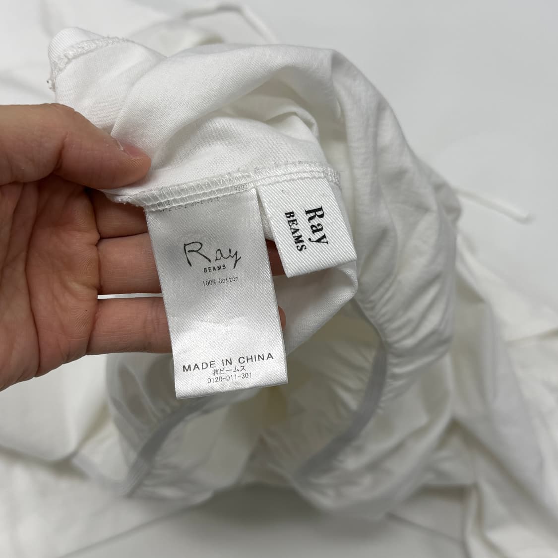 Ray Beams  asymmetric gathered top 상품이미지6