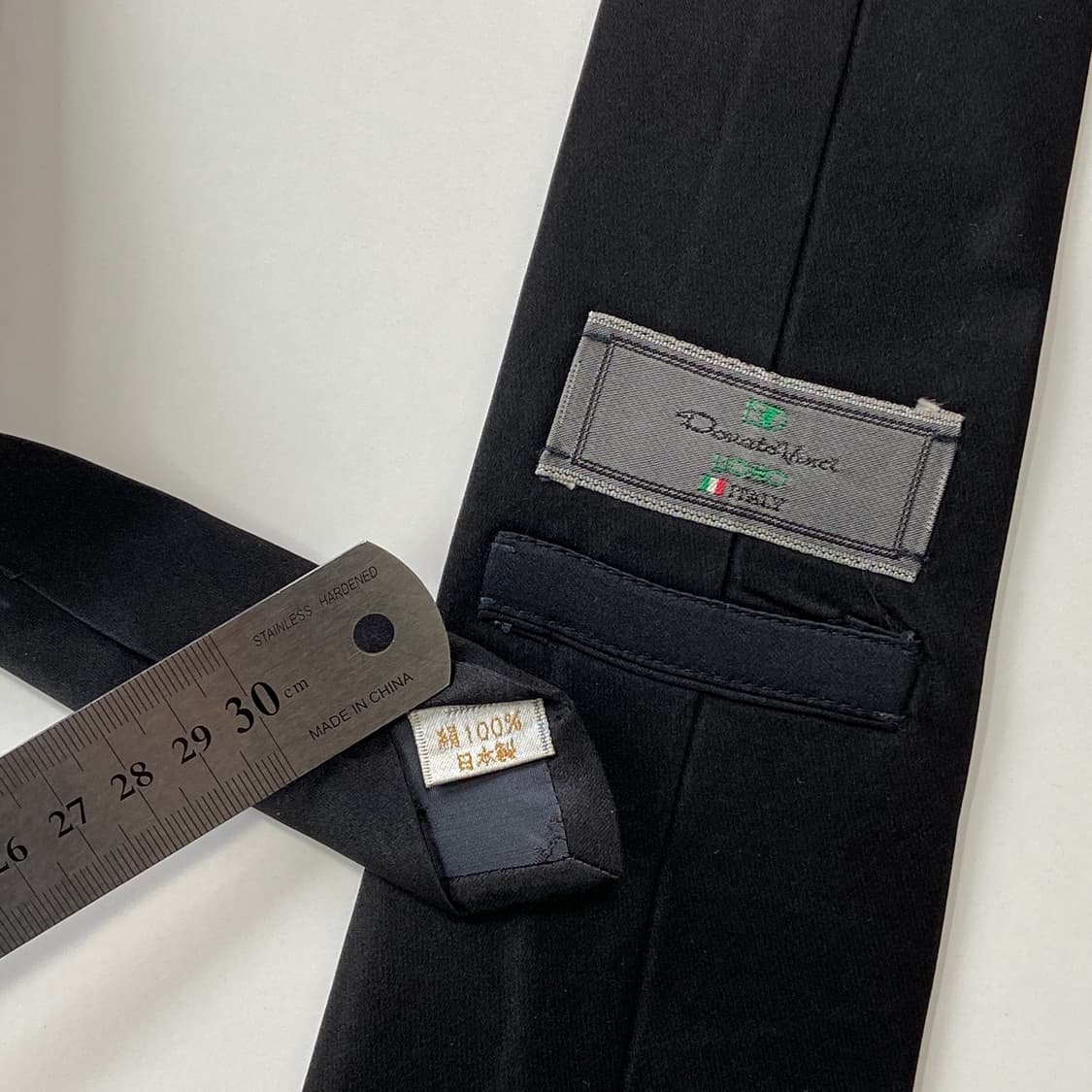 Donato Vinci 블랙 실크 이태리 넥타이 상품이미지7