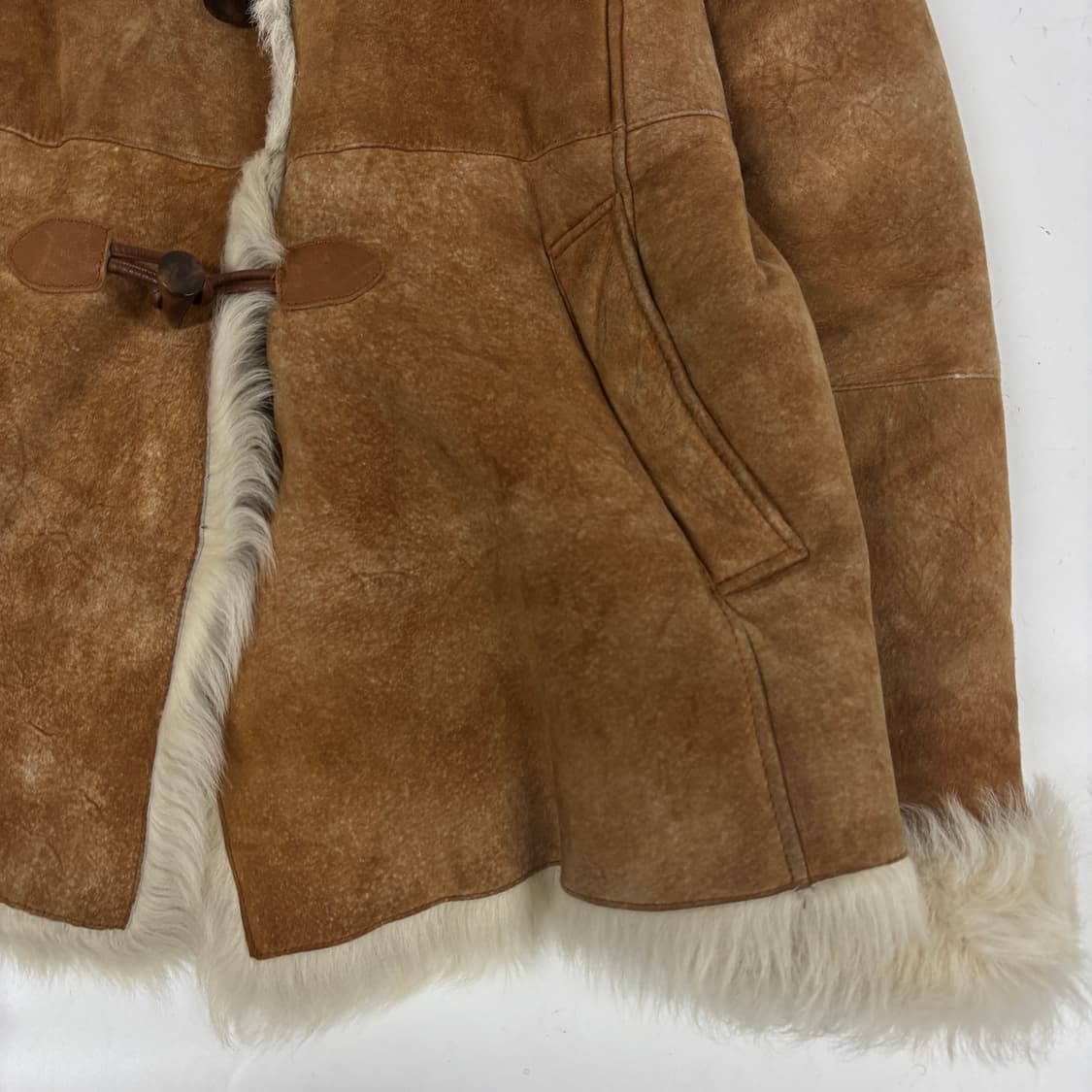 양피 양모 더플 무스탕 상품이미지6