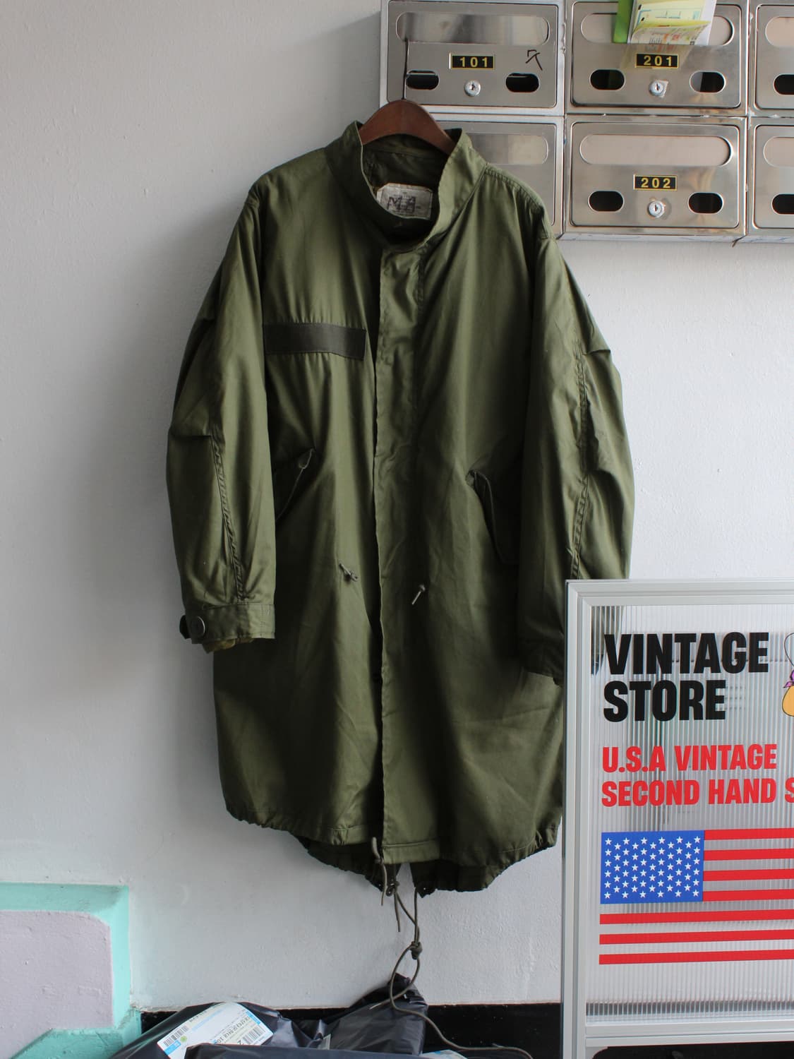 80s OG US M-65 피쉬테일 개파카 상품이미지1