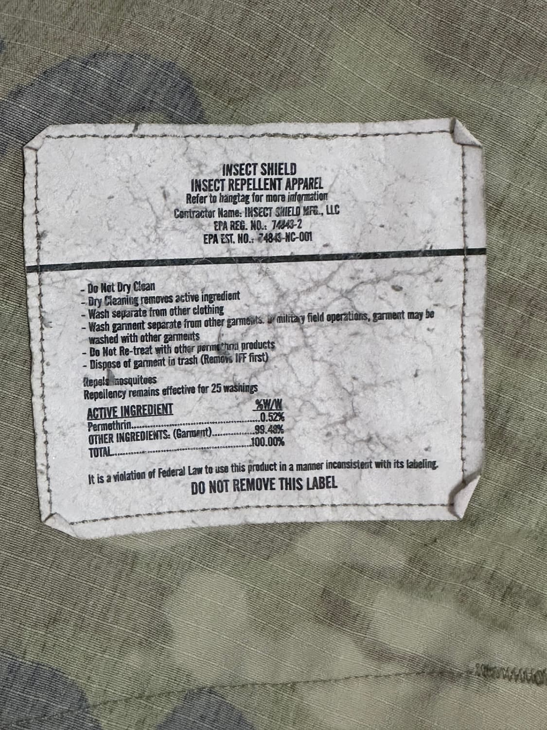 미군 OCP 멀티캠 전투복 상의 (M/R) (L) 상품이미지10