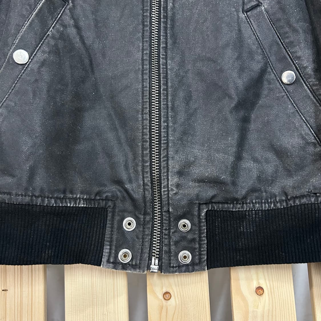 (S) 디젤 블랙 피그먼트 봄버자켓  상품이미지5