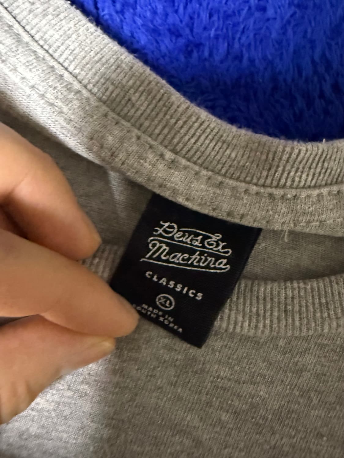 데우스 엑스 마키나 서울 컬리지 어드레스 롱슬리브 그레이 XL 상품이미지3