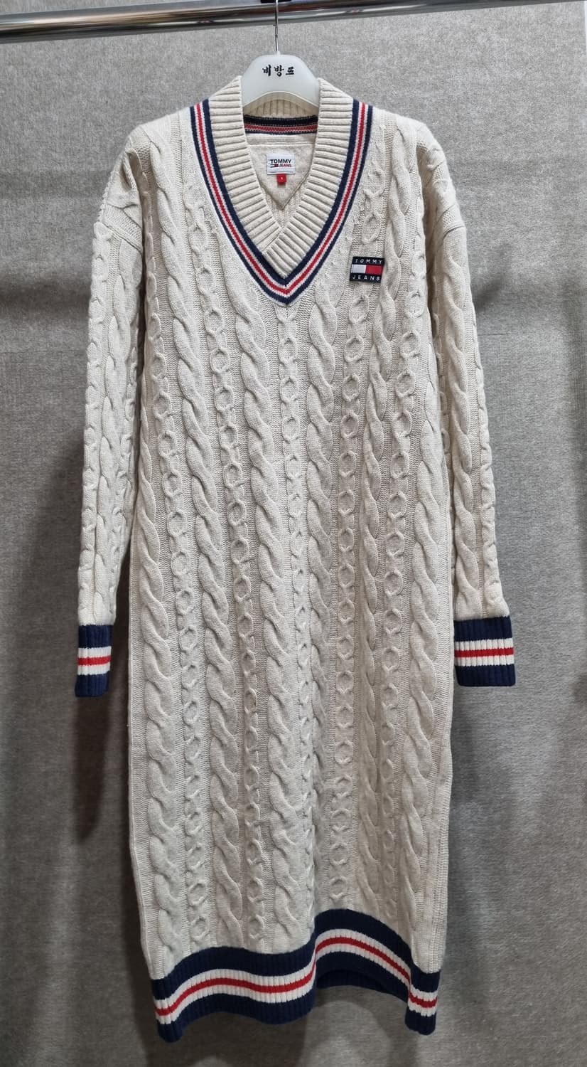 여성 S 타미진스 케이블 울 스웨터 원피스 상품이미지3