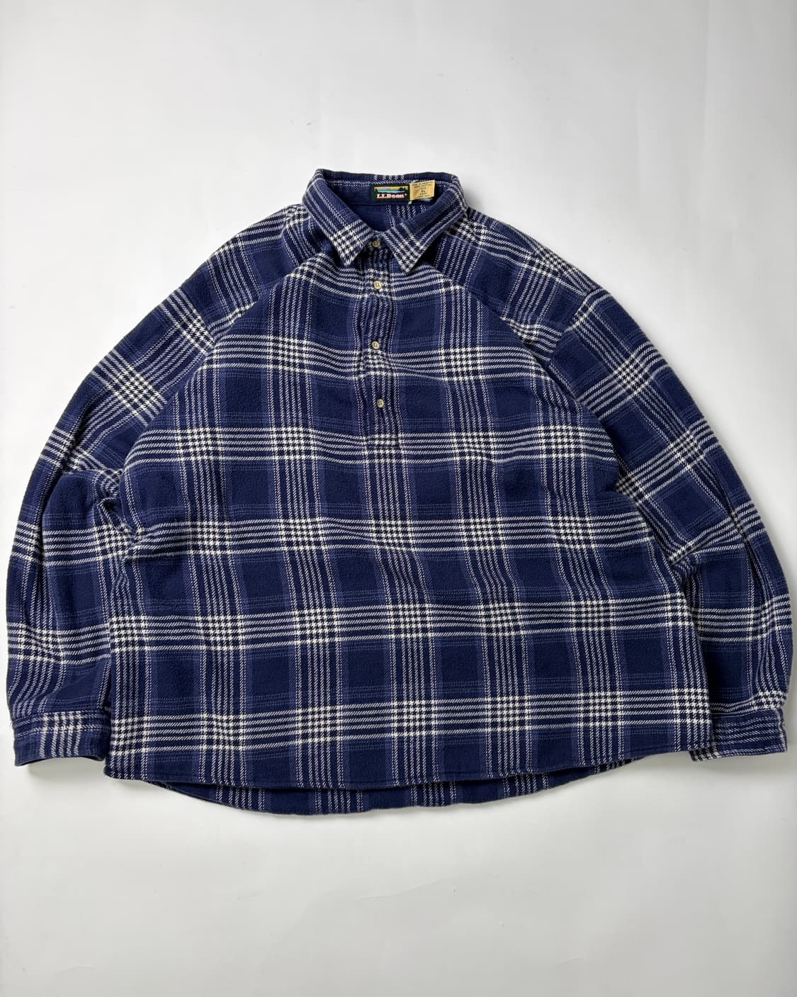 90s L.L.Bean Pullover Flannel Shirt 상품이미지1