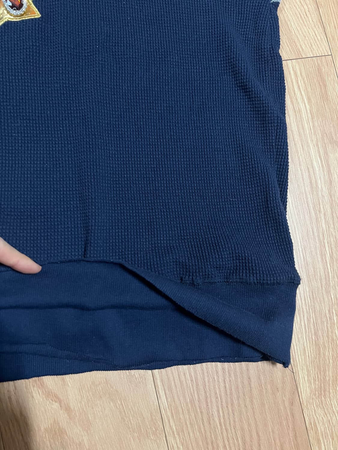 푸시버튼 큐빅 슬리브리스 코튼탑 상품이미지6