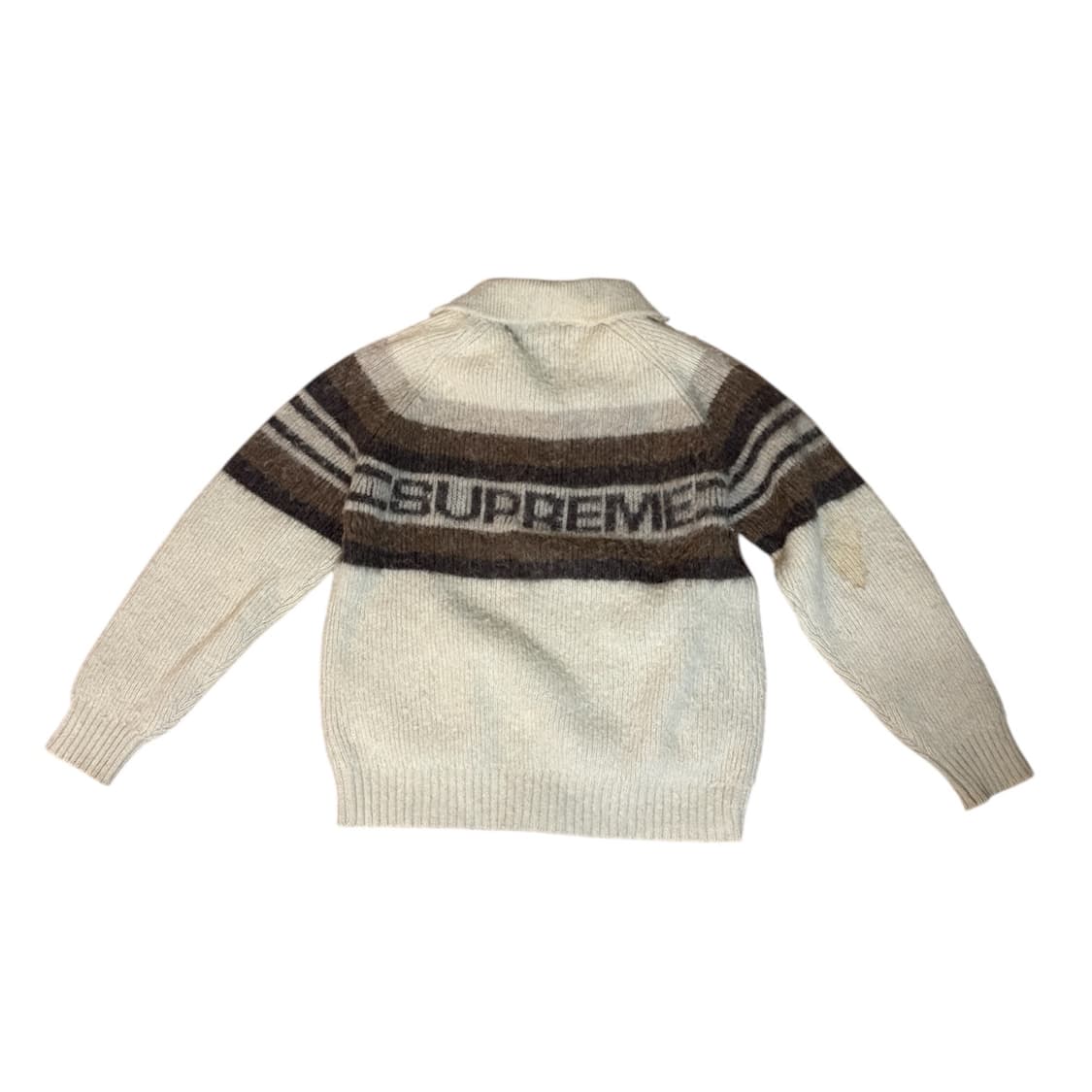 Supreme Brushed Wool Zip Up Sweater 상품이미지1