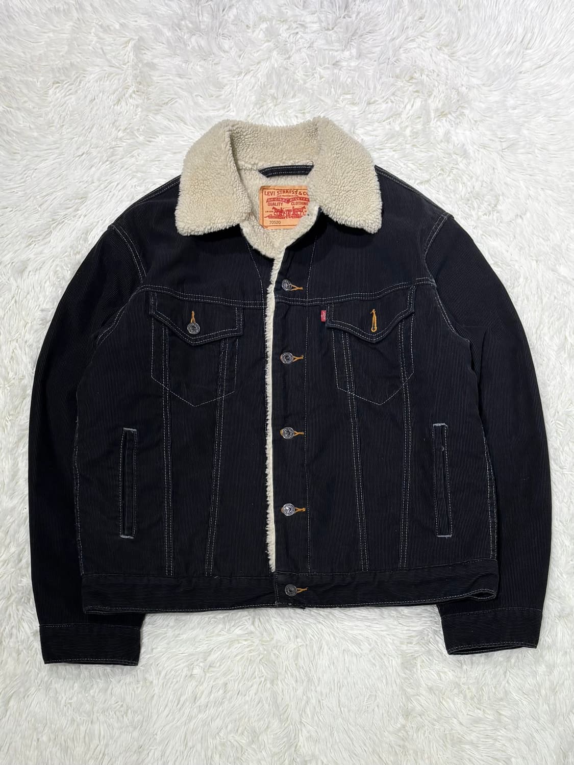 리바이스 블랙 양털 코듀로이 자켓 상품이미지3