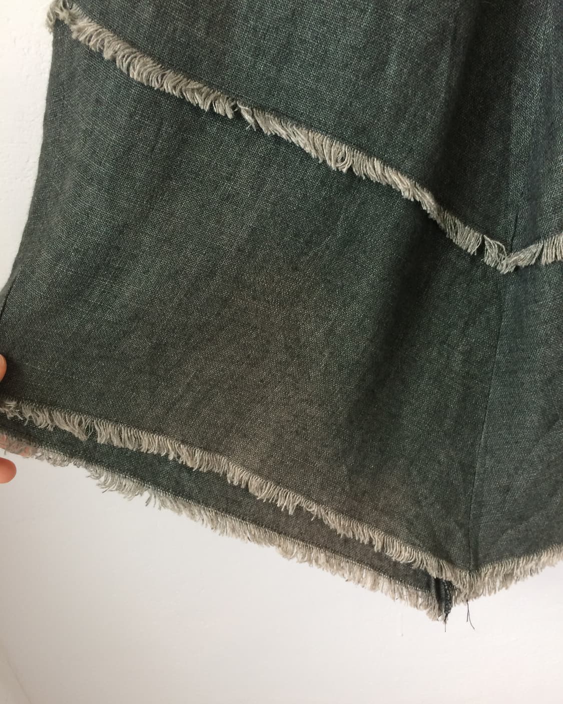 Fringe point western mood long skirt 상품이미지5