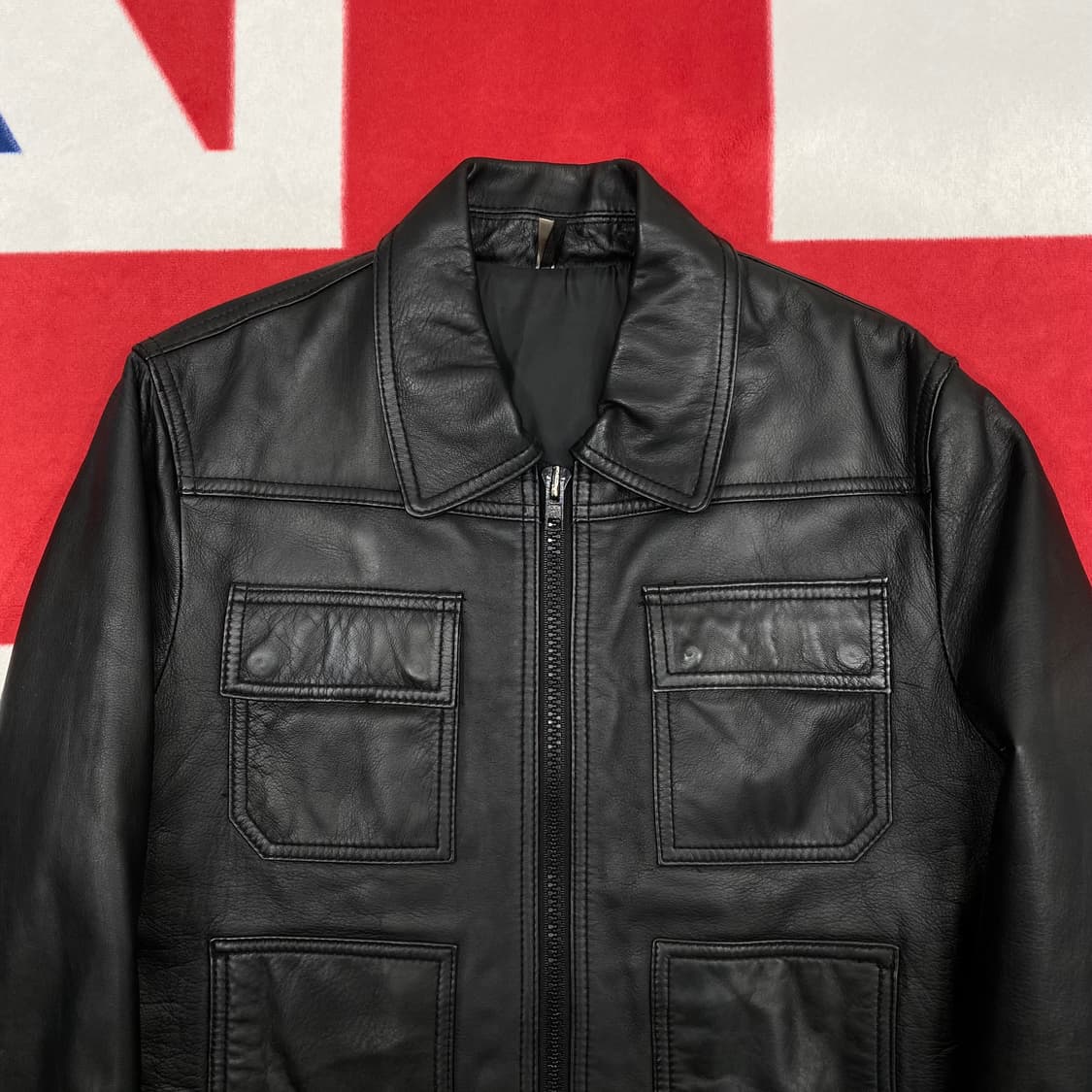 양가죽 자켓 실측 M  상품이미지3