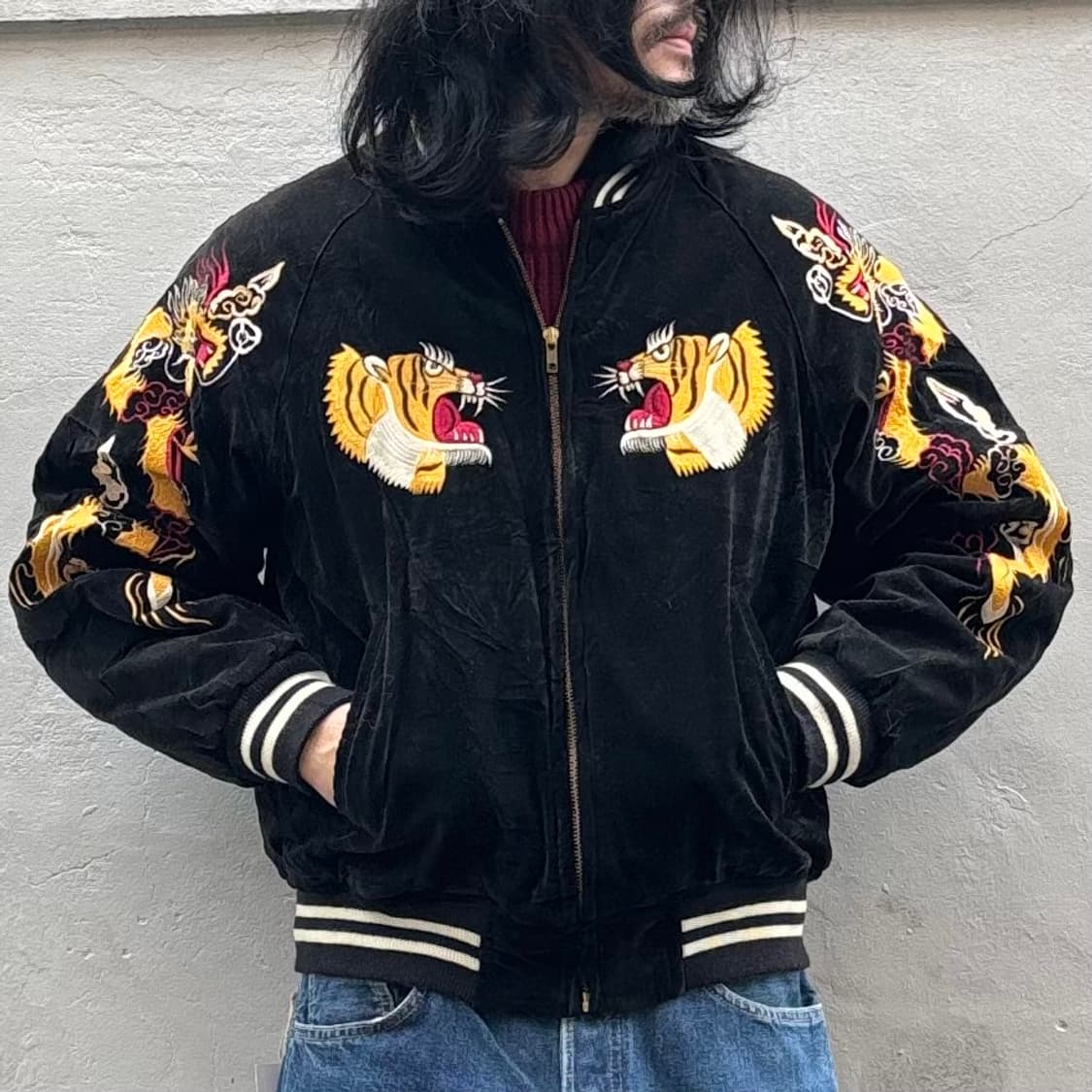 슛원 벨벳 스카잔 자켓 상품이미지9