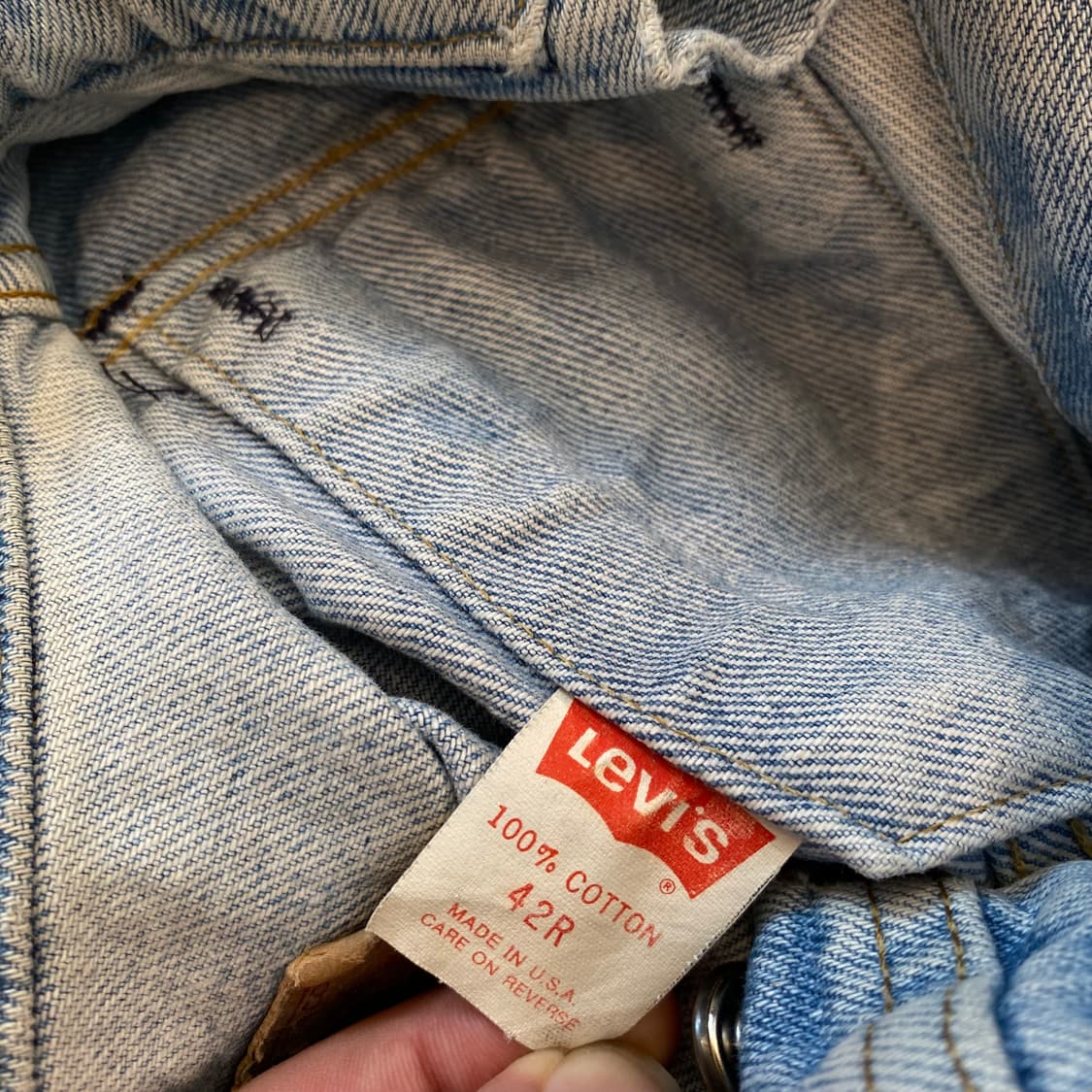 🌊90s USA Levis  70506 3rd trucker 상품이미지9