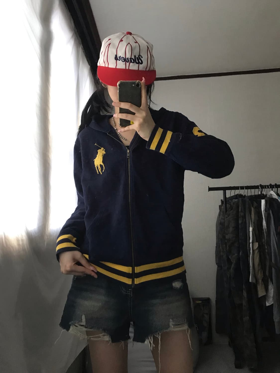 폴로 네이비 빅포니 후드집업 상품이미지5