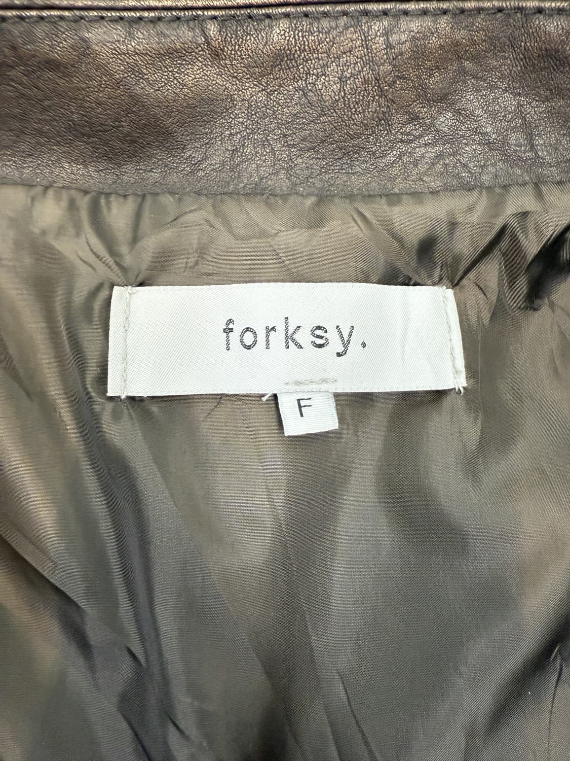 포스키 포우 레더 자켓 상품이미지5