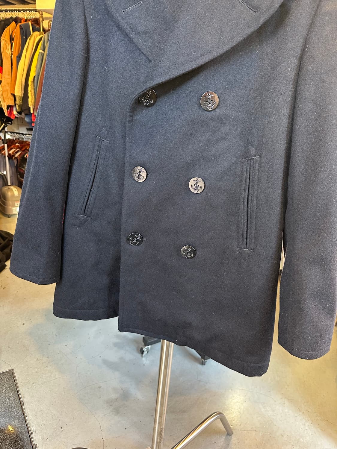 USN 미해군 헤비 울 피코트 38R 상품이미지4