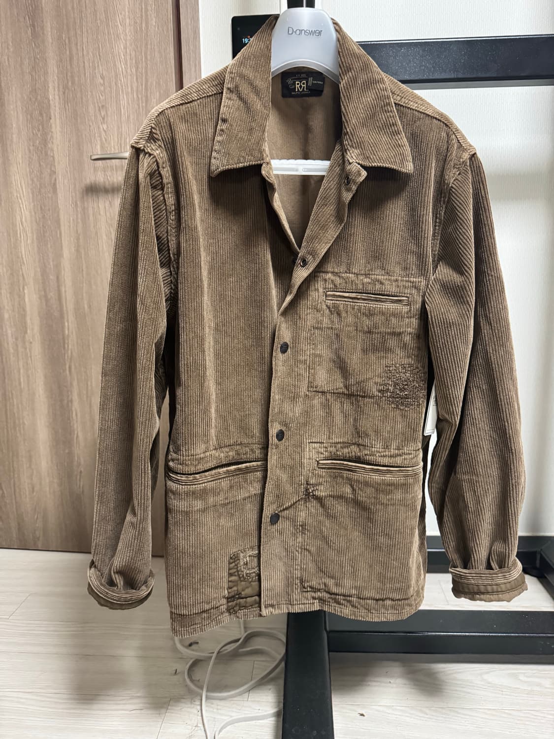RRL 리페어 코듀로이 오버셔츠 상품이미지1