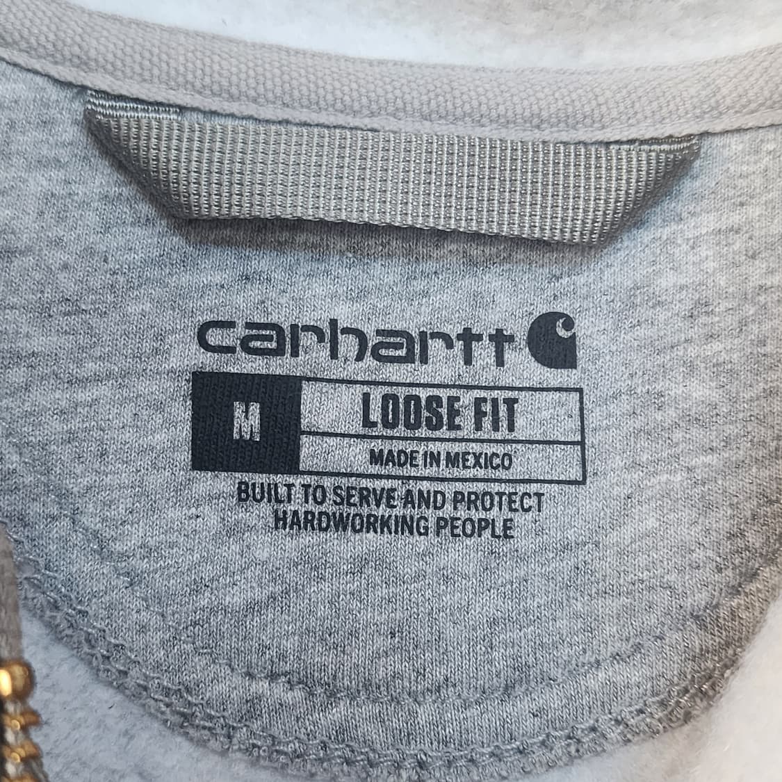 칼하트 그레이 후드집업 상품이미지2