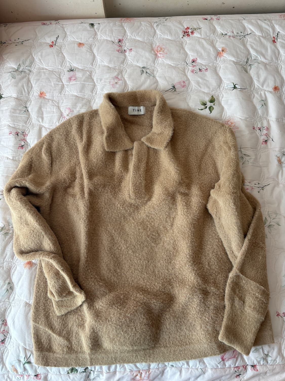 타임옴므 부클니트 카라셔츠 상품이미지1