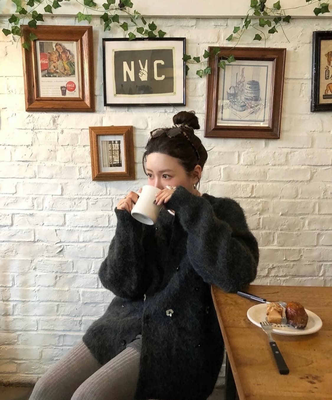 마크들리 플라워 비즈 가디건 상품이미지4