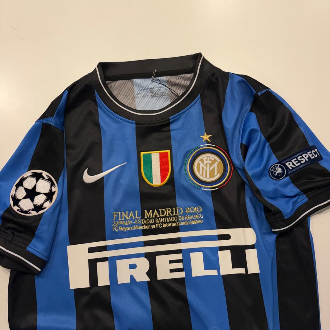 [M] 나이키 09-10 인터밀란 유니폼 반팔 블루 D397 상품이미지3
