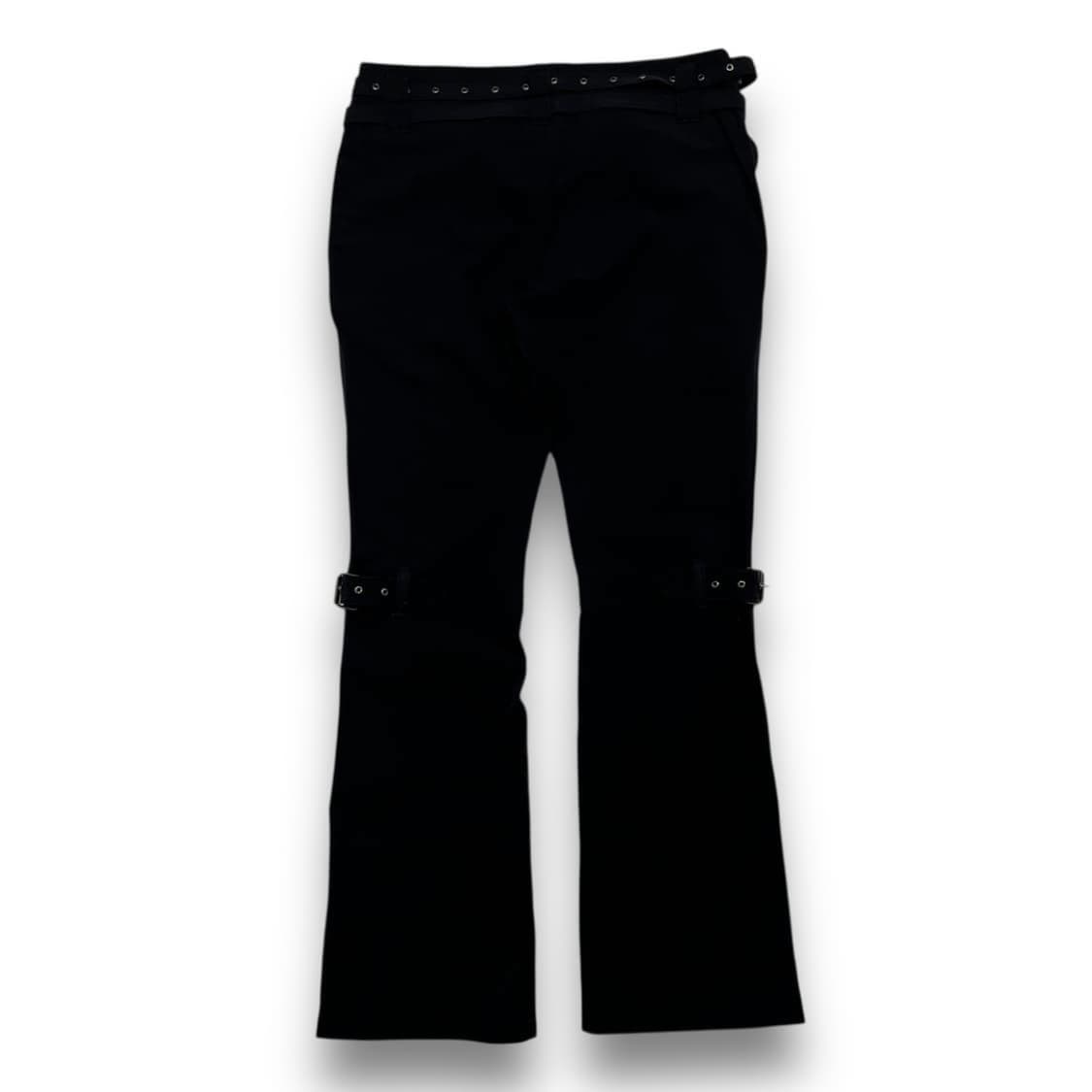 KOUPS 락시크 4중 본디지 허리 디테일 포인트 부츠컷 팬츠 상품이미지3