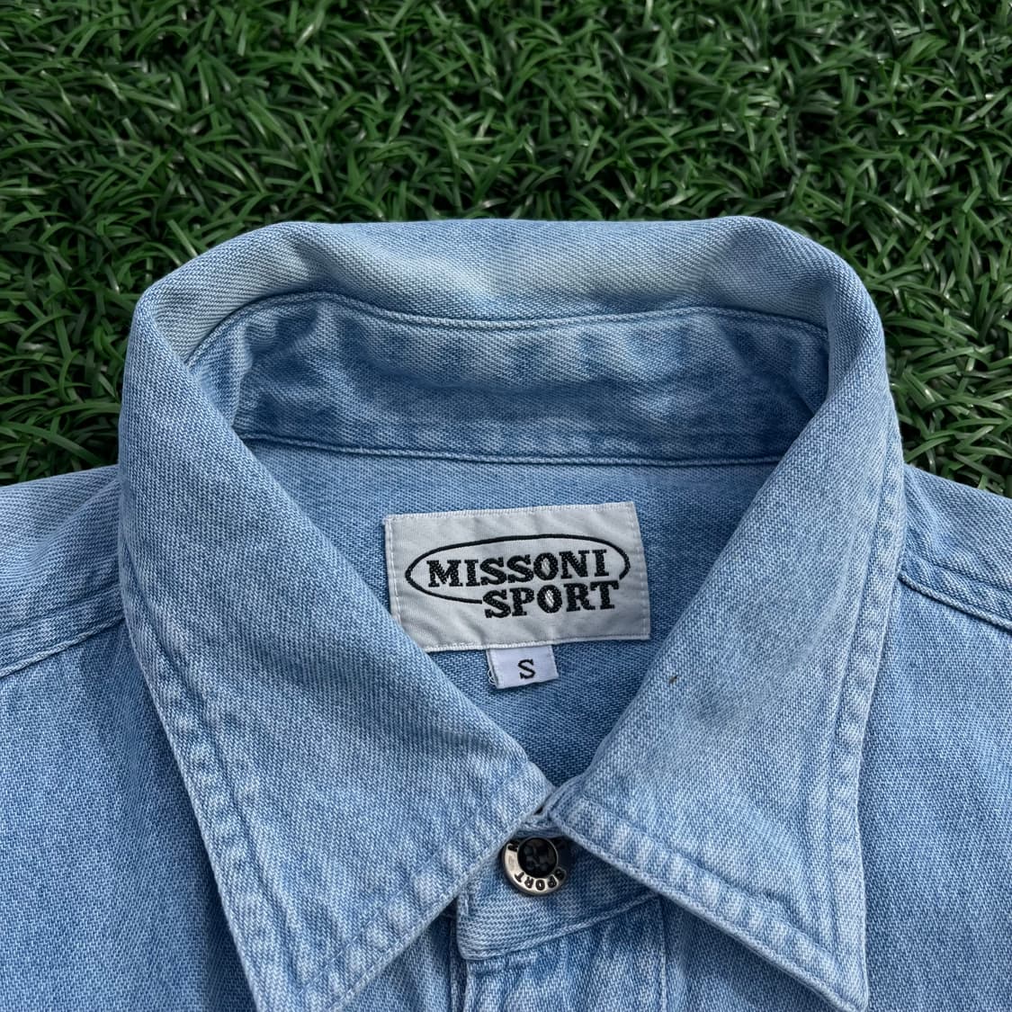 MISSONI SPORT 데님자수 셔츠 (실측확인) 상품이미지2